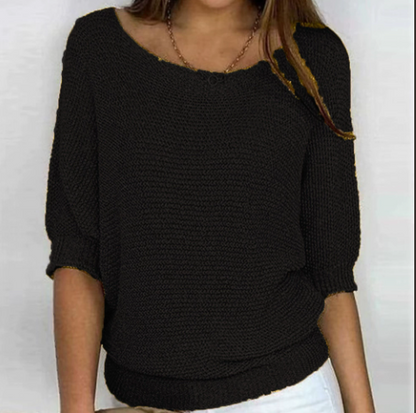 Sweater | Elegant Textured Knit Sweater