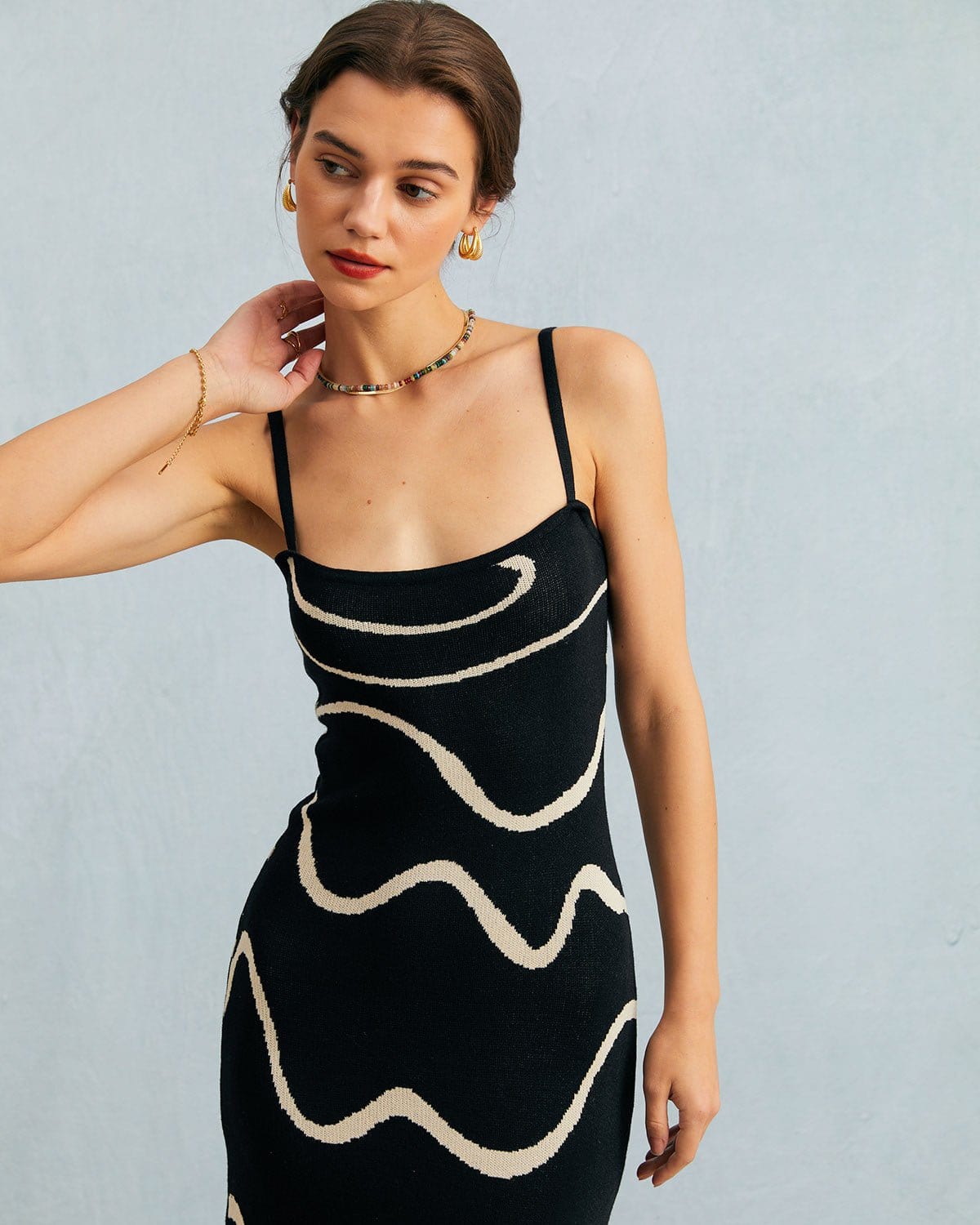 Women's Dress | Mermaid-Hem Knit Midi Dress