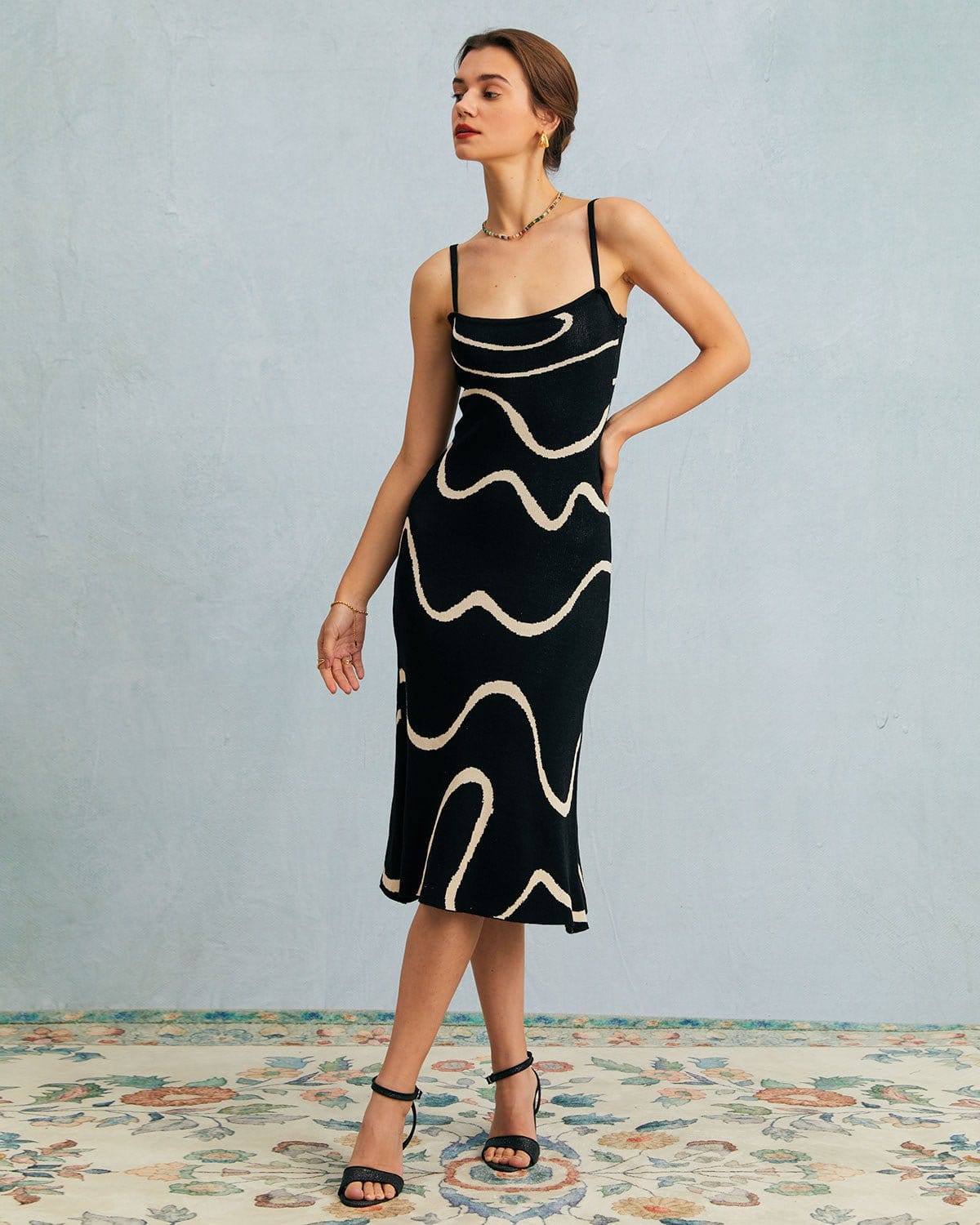 Women's Dress | Mermaid-Hem Knit Midi Dress