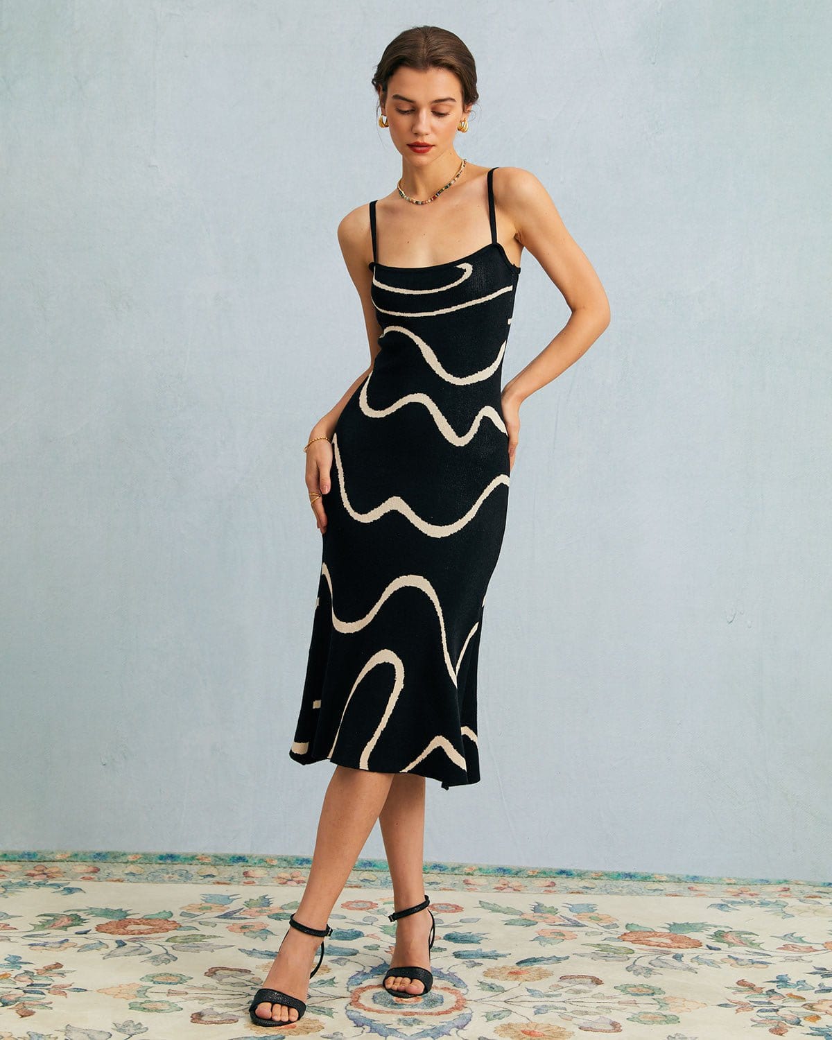 Women's Dress | Mermaid-Hem Knit Midi Dress