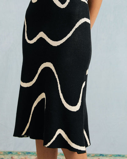 Women's Dress | Mermaid-Hem Knit Midi Dress