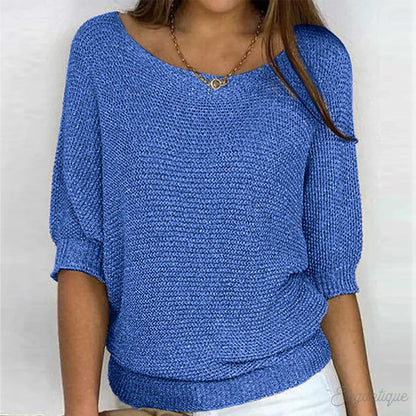 Sweater | Elegant Textured Knit Sweater