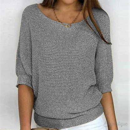 Sweater | Elegant Textured Knit Sweater