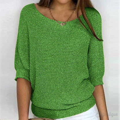 Sweater | Elegant Textured Knit Sweater