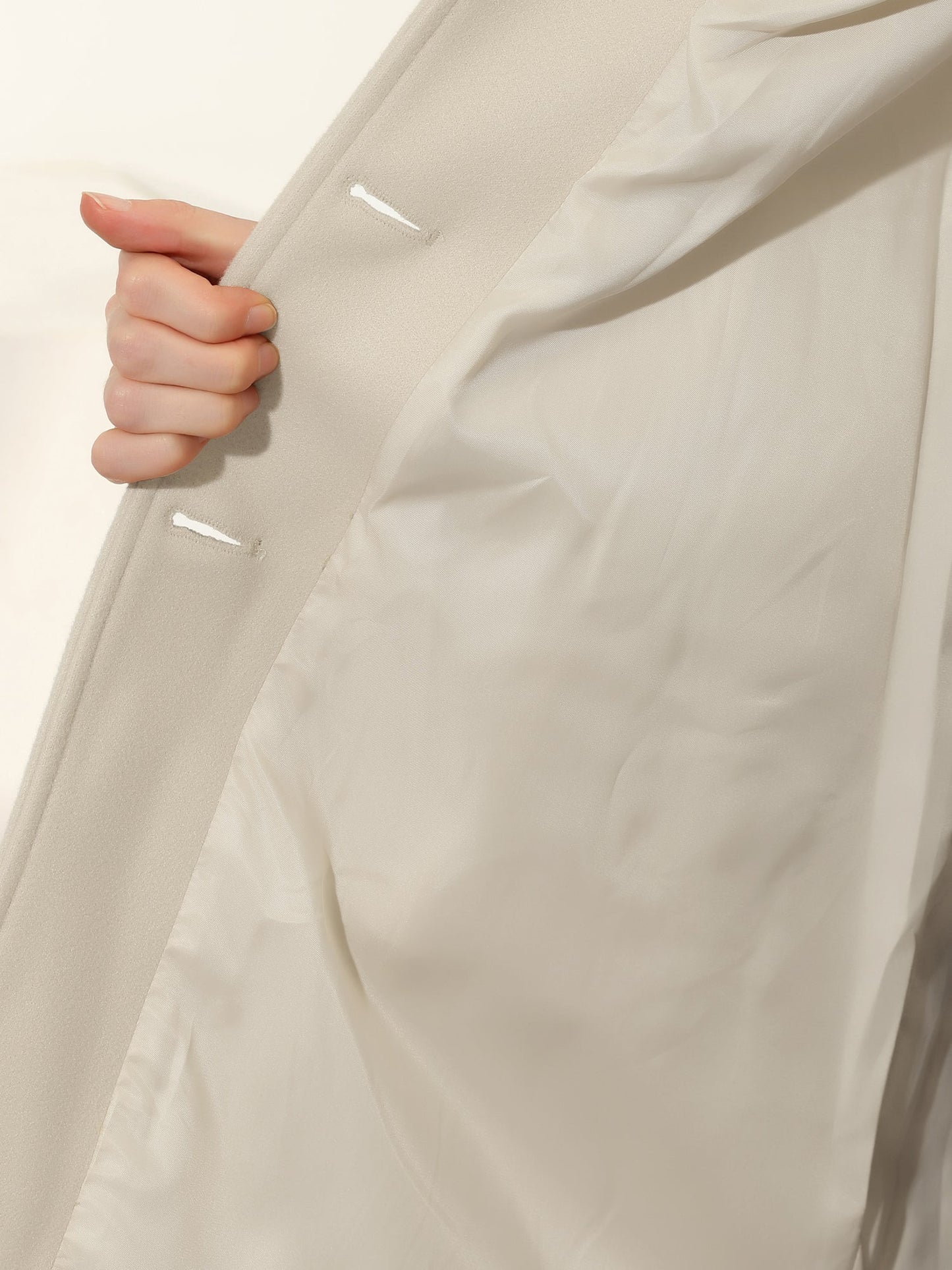 Wool Trench Coat | Single-Breasted Winter Coat