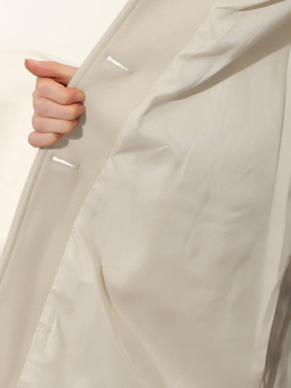 Wool Trench Coat | Single-Breasted Winter Coat