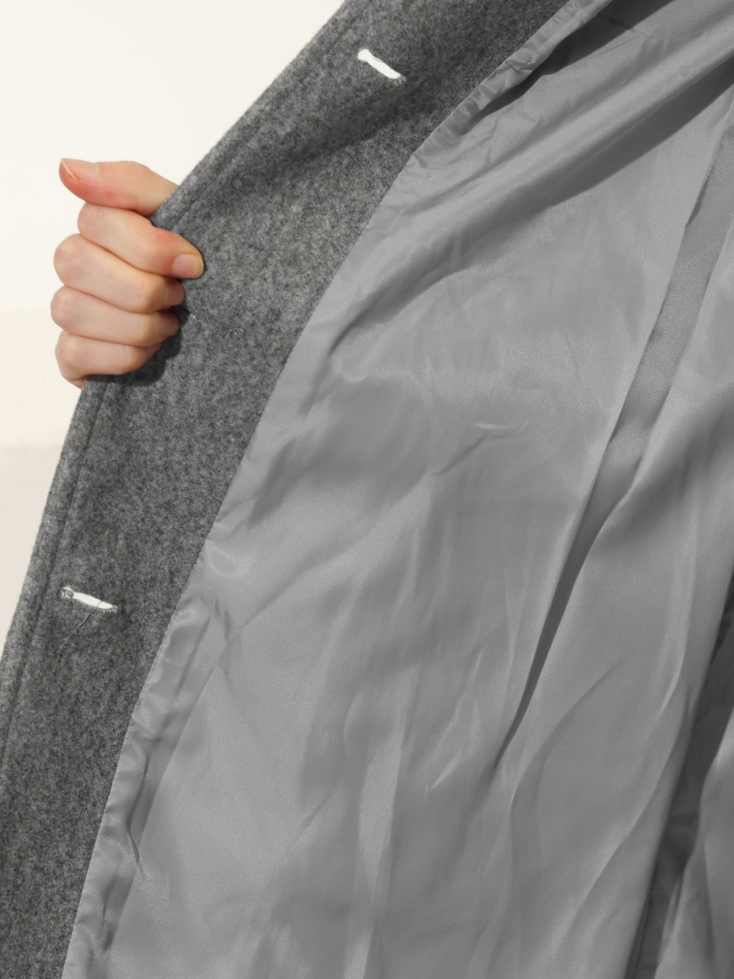 Wool Trench Coat | Single-Breasted Winter Coat