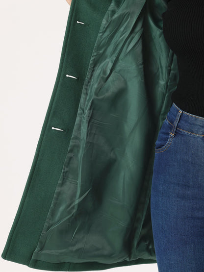 Wool Trench Coat | Single-Breasted Winter Coat