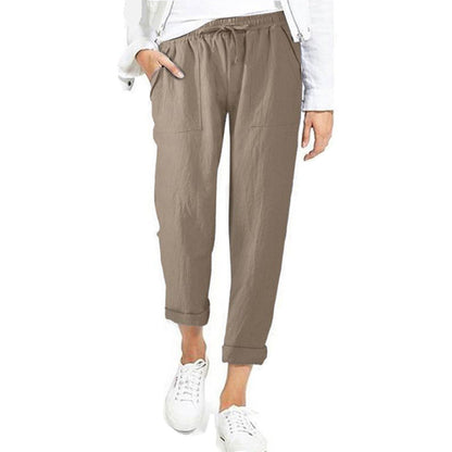Summer Trousers | Lightweight Cotton-Linen Pants