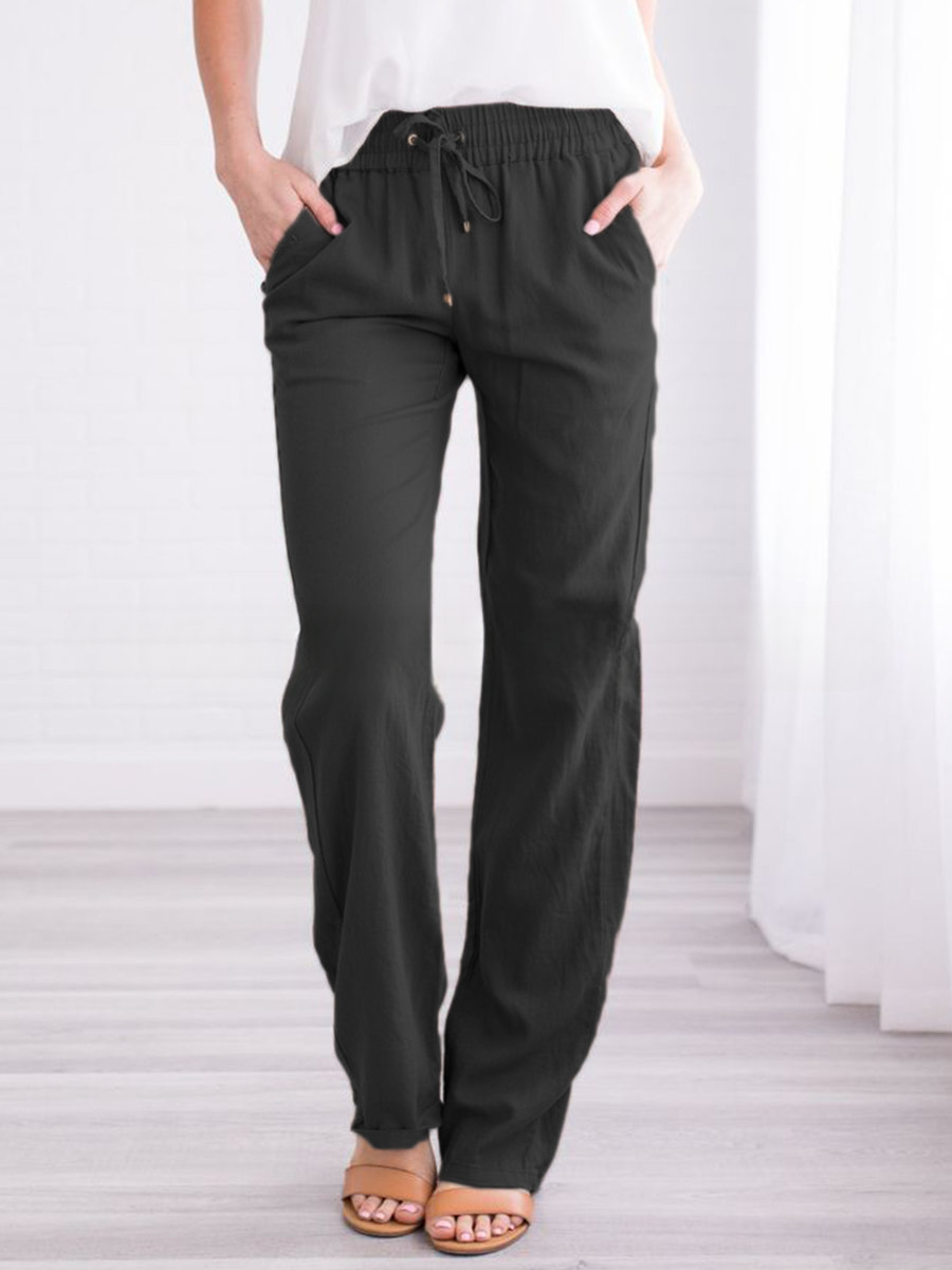 Summer Trousers | Lightweight Cotton-Linen Pants
