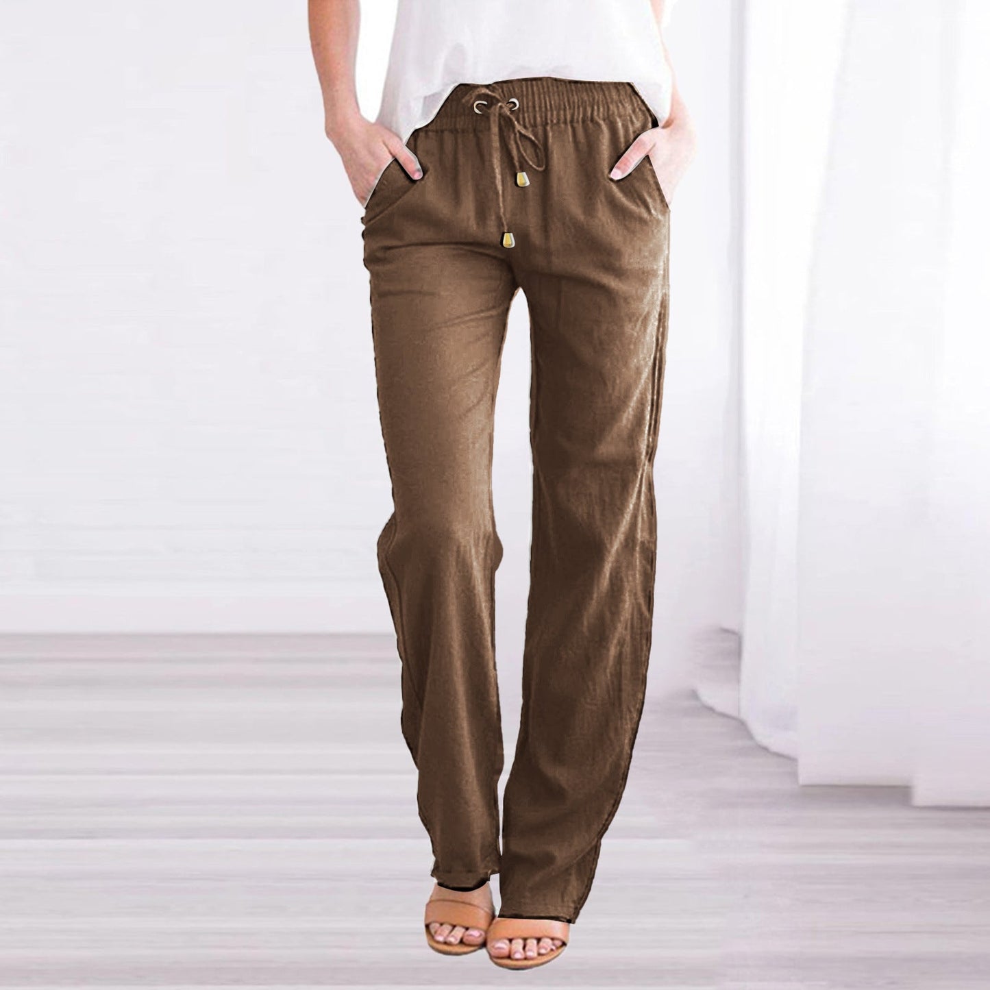 Summer Trousers | Lightweight Cotton-Linen Pants