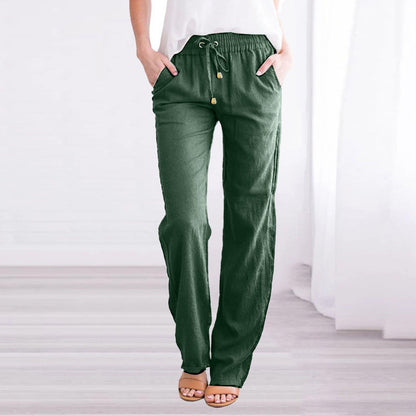 Summer Trousers | Lightweight Cotton-Linen Pants