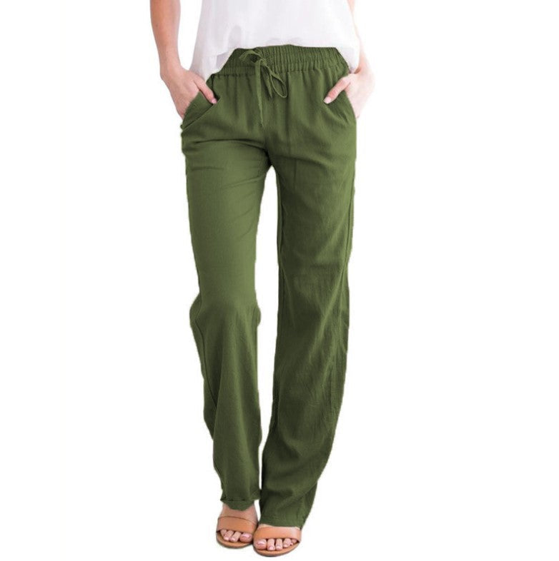 Summer Trousers | Lightweight Cotton-Linen Pants