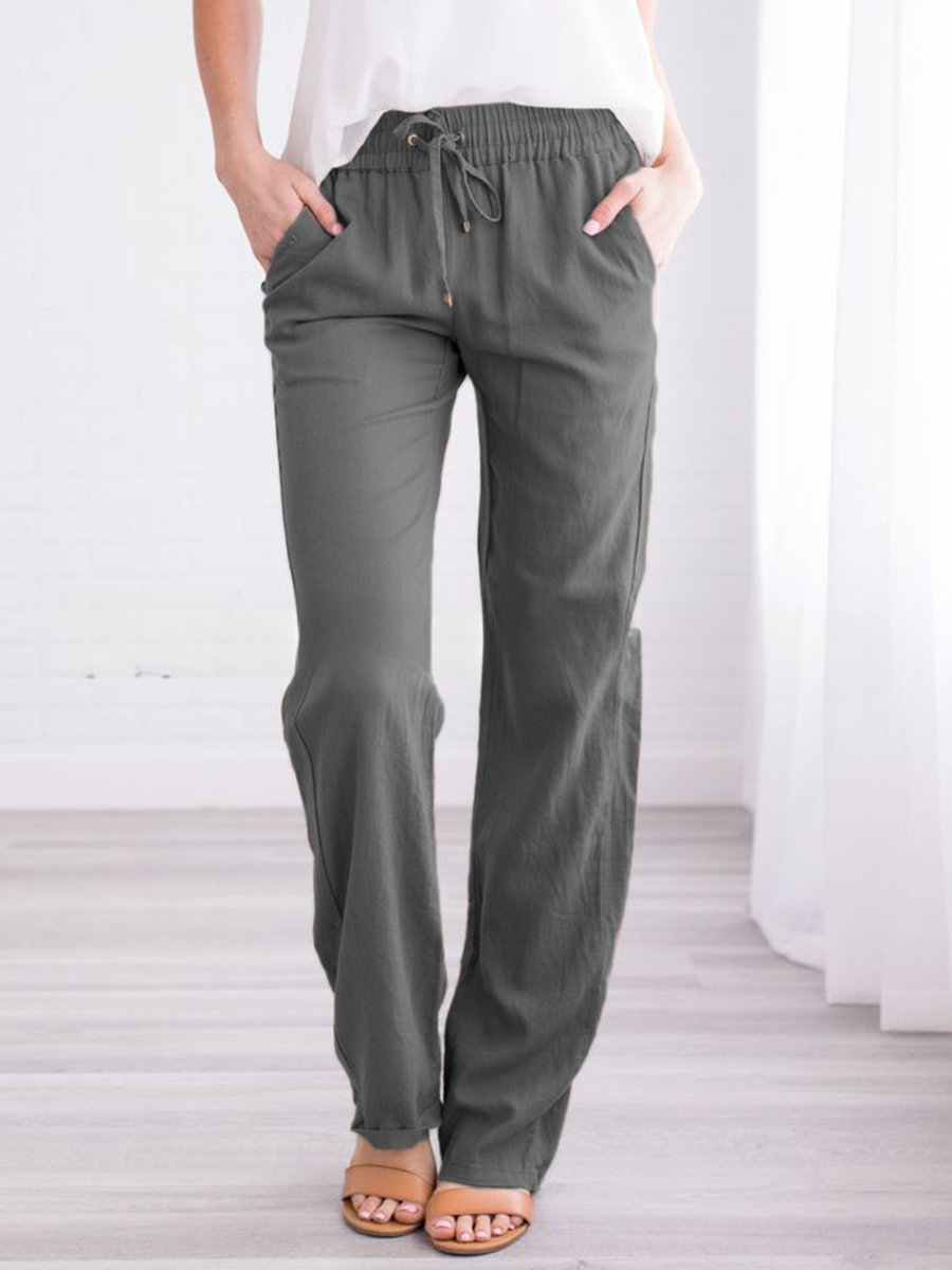 Summer Trousers | Lightweight Cotton-Linen Pants