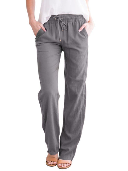 Summer Trousers | Lightweight Cotton-Linen Pants