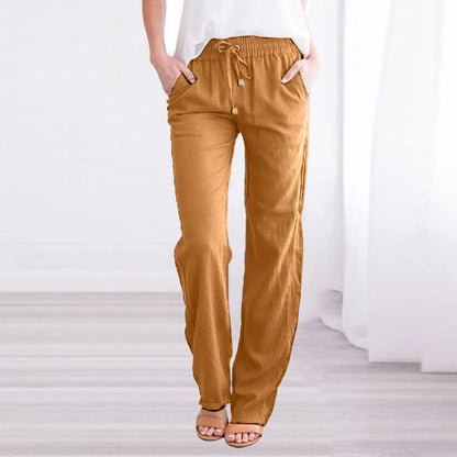 Summer Trousers | Lightweight Cotton-Linen Pants