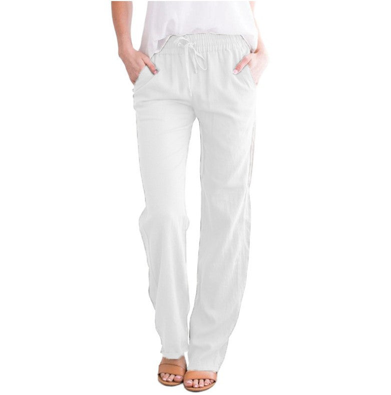 Summer Trousers | Lightweight Cotton-Linen Pants