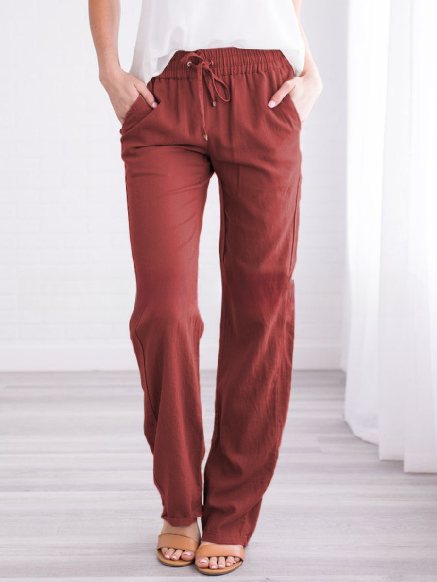 Summer Trousers | Lightweight Cotton-Linen Pants