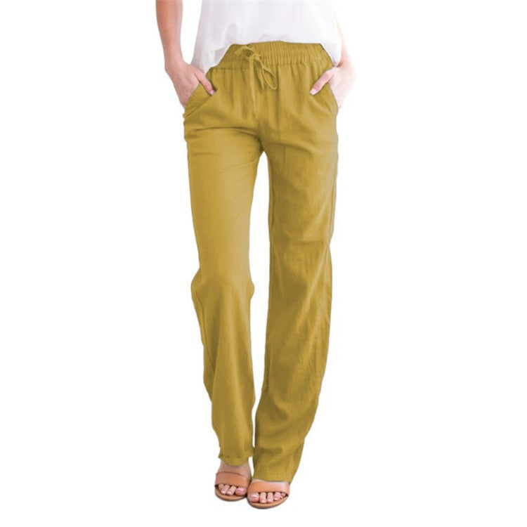 Summer Trousers | Lightweight Cotton-Linen Pants