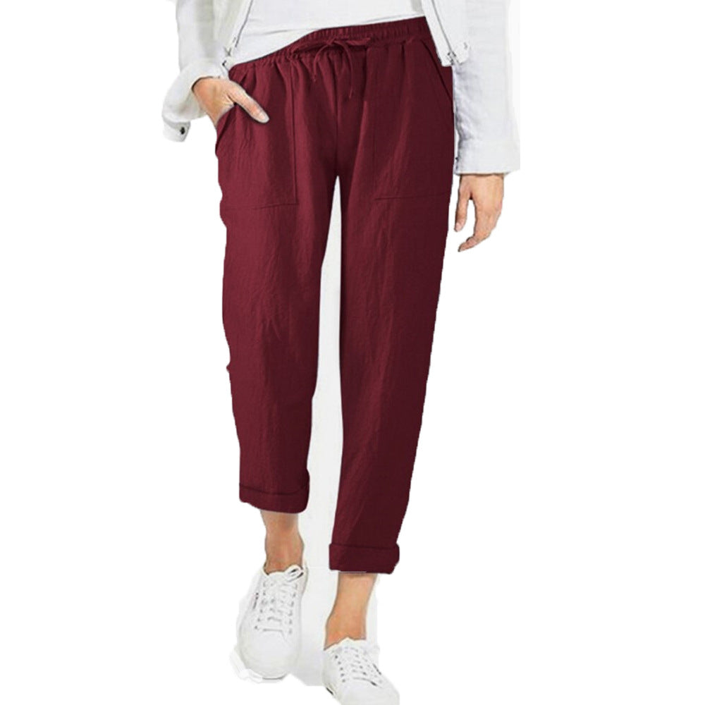 Summer Trousers | Lightweight Cotton-Linen Pants