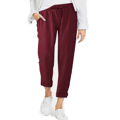 Summer Trousers | Lightweight Cotton-Linen Pants