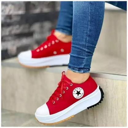 Sneakers | Orthopedic Platform Lace-Up Sneakers