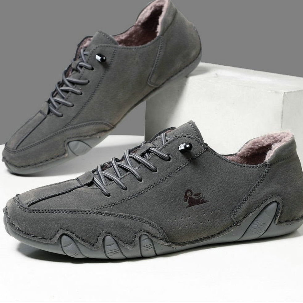 Barefoot Shoes | Water-Resistant Lined Leather Shoes