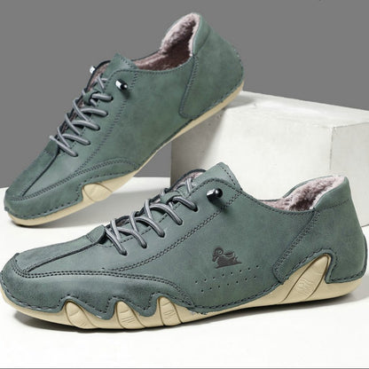 Barefoot Shoes | Water-Resistant Lined Leather Shoes