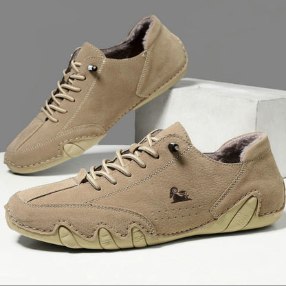 Barefoot Shoes | Water-Resistant Lined Leather Shoes