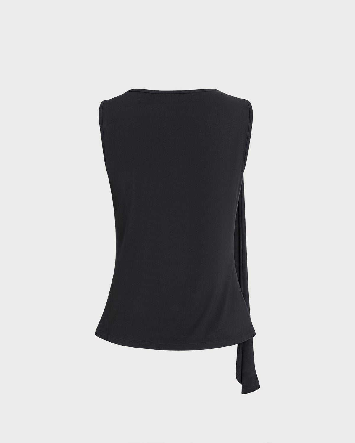 Women's Tank Top | Boat-Neck Knit Wrap Top
