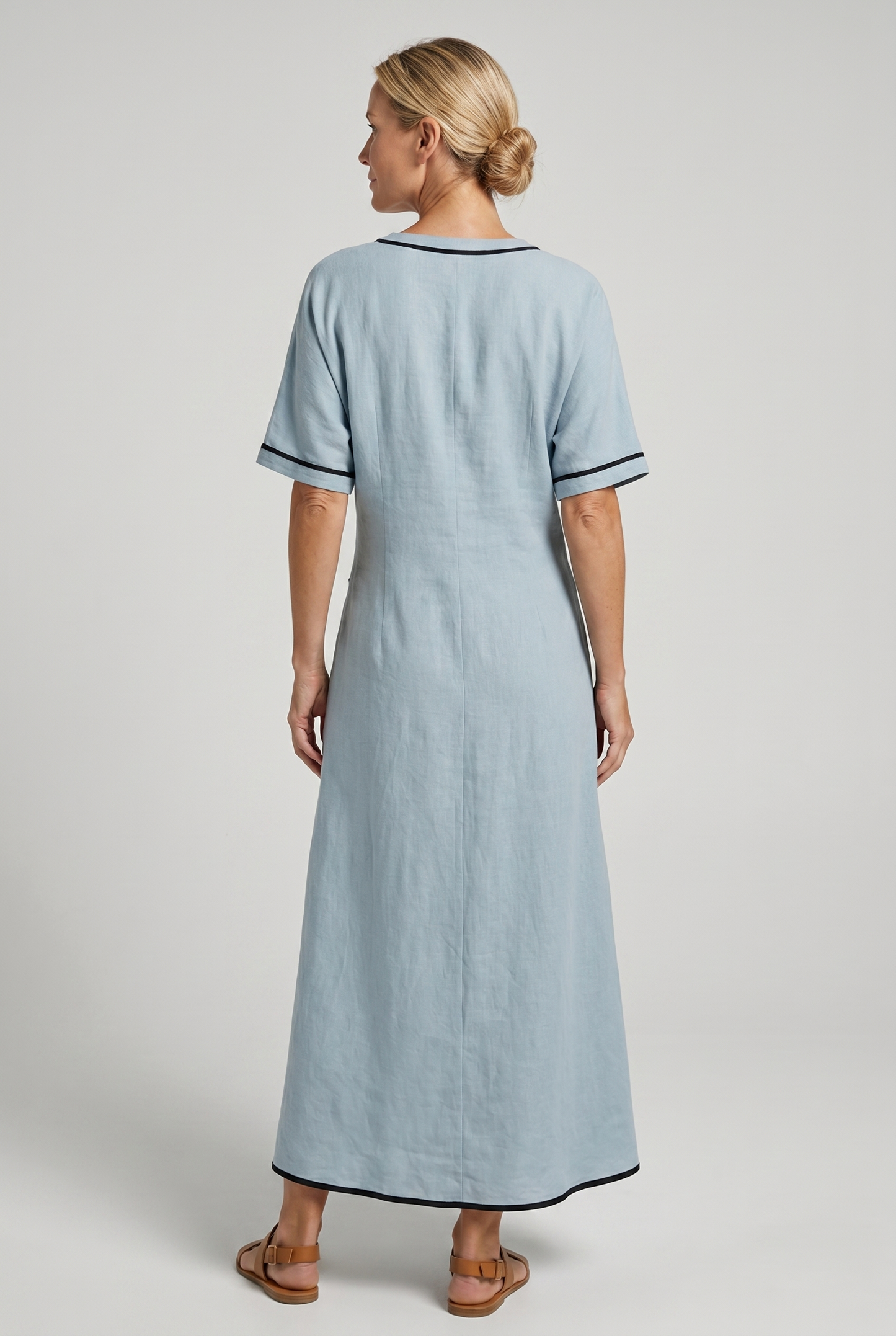 Summer Maxi Dress | Twist-Front V-Neck Dress